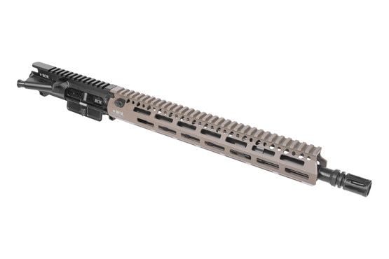 BCM Standard 5.56 NATO Barreled Upper Receiver has a 13" FDE MCMR-13 handguard